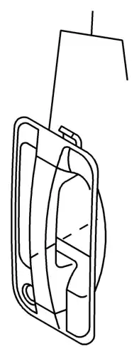 Ручка двери ISUZU 8980371002