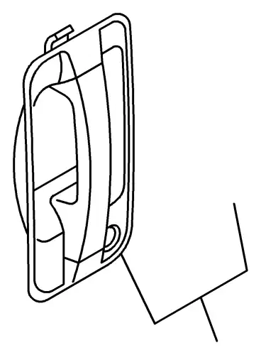 Ручка двери ISUZU 8980371012