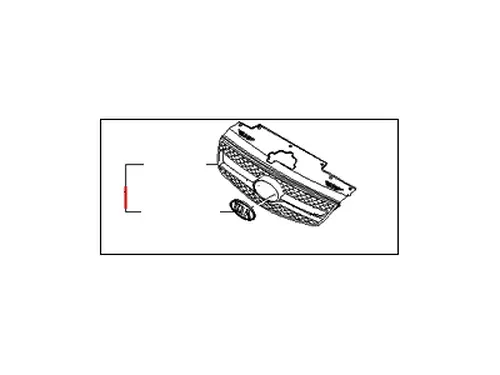 Решетка радиатора HYUNDAI / KIA 863601G610