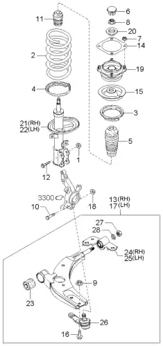 Пружина передняя 0K2NA34011 HYUNDAI