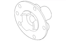 Ступица PORSCHE 95834160500