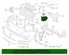  ВОЗДУХОВОД ПР CAYENNE 958505334009B9 PORSCHE