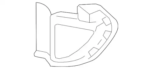  ВОЗДУХОВОД ПР CAYENNE 958505334009B9 PORSCHE