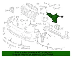Решетка бампера PORSCHE 95850568220