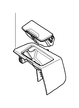 Корпус пепельницы Е83 51423415595 BMW