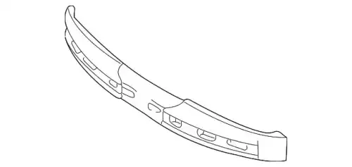 Абсорбер-усилитель бампера KIA 865202D000