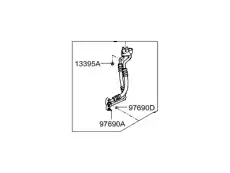  ТРУБКА 977612W000 MOBIS
