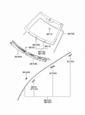 ФИКСАТОР МОЛДИНГА КРЫШИ 872162D000 MOBIS