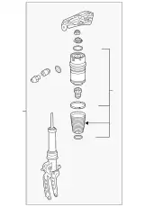 Газонаполненный аммортизатор 7L8616039D VAG