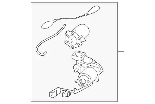 Компрессор пневмоподвески RQG500090 LAND ROVER