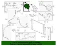Компрессор кондиционера 38810RN0A01 HONDA