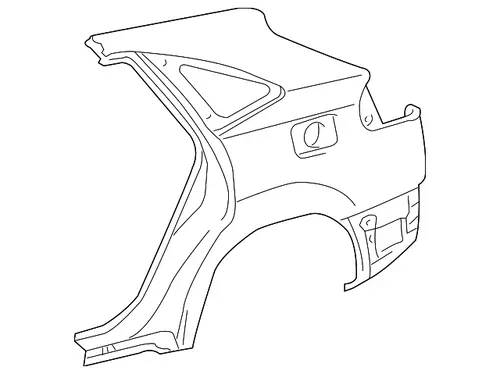 Крыло TOYOTA / LEXUS 6161148060