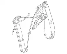 СТЕКЛОРЕГУЛЯТОР В СБОРЕ (LAND ROVER) CUH000192