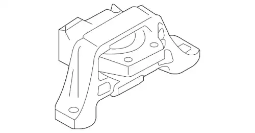 B37F39060D Опора двигателя MAZDA