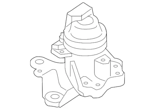 Подушка крепления двигателя MAZDA TD843906Y