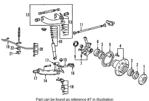Кулак поворотный MITSUBISHI MR112990