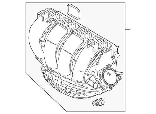 Впускной коллектор ff3 2.0l CP9Z-9424-C FORD