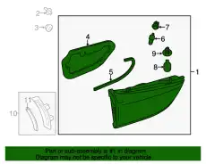 Фонарь задний MAZDA GHK1513G0D