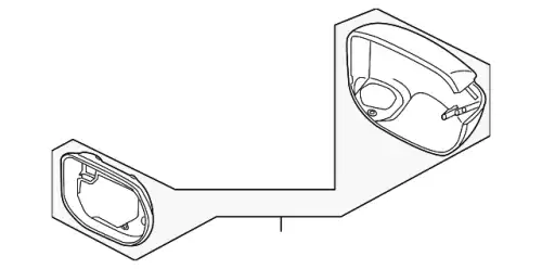 Корпус зеркала левого 76256SNBN11ZB HONDA
