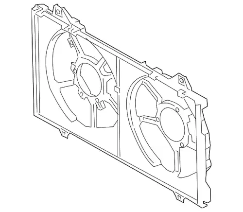 КОЖУХ ВЕНТИЛЯТОРА PE1115210 MAZDA