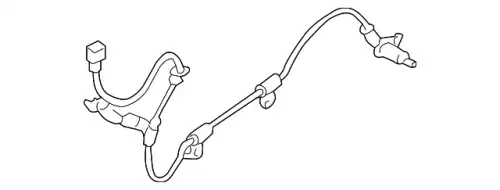 Датчик ABS MAZDA LC704371YB