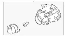 Фара противотуманная LAND ROVER XBJ000042
