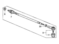 Рулевой наконечник HONDA 53541S9A000