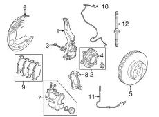 ДЕРЖАТЕЛЬ SEH500013 LAND ROVER