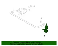 Тяга стабилизатора MAZDA B37F28170B