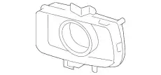 Накладка переднего бампера левая m5 C23750C21C MAZDA
