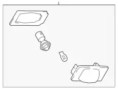 Фонарь габаритный MAZDA NC1051270C