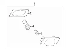 Фонарь габаритный MAZDA NC1051270C
