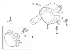 Проводка лампы h11 F1Z467SH3 MAZDA