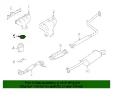 Прокладка катализатора B6CK20520 MAZDA