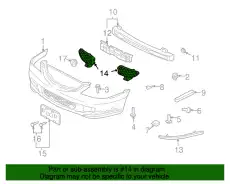 Фара противотуманная MAZDA LD4850C21A