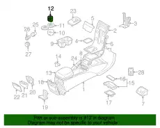 Пепельница 30755069 VOLVO
