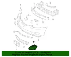  РАМКА ПРОТИВОТУМАННОЙ ФАРЫ ЛЕВАЯ MAZDA 3, BR5V50C21B