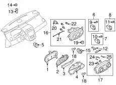 Лампа панели приборов EH4561C95 MAZDA