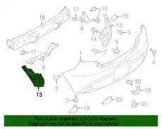 Подкрылок MAZDA D65150351B