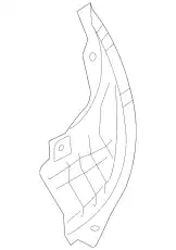 Подкрылок MAZDA D65150341B