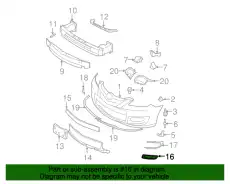 Накладка в бампер м3 B37F50C12C MAZDA