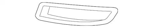 Накладка в бампер м3 B37F50C12C MAZDA