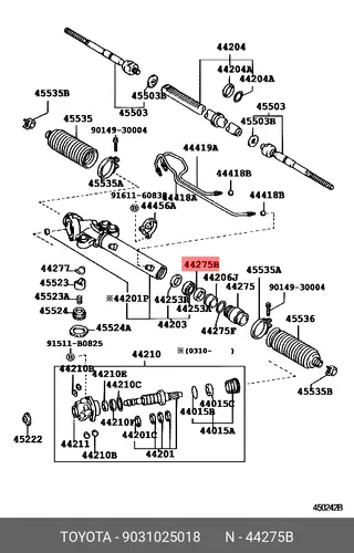 Сальник 9031025018 TOYOTA / LEXUS