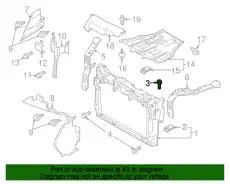 Болт 9YA110802A MAZDA