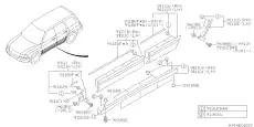91059FC100 КЛИПСА. ПЛАСТИКОВАЯ. SUBARU