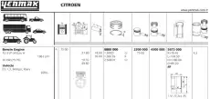 75,00 MM. ПОРШ.+ПАЛЕЦ,С КОЛЬЦАМИ 4500000 YENMAK