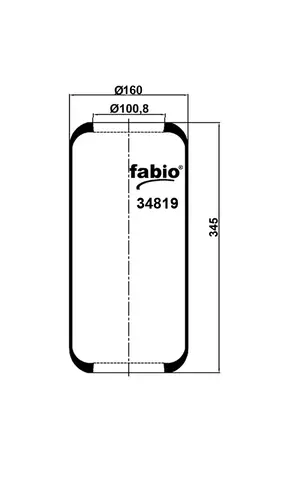 Пневмобаллон 819N 34819 FABIO