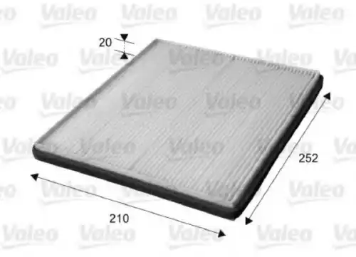 Салонный фильтр 715655 VALEO