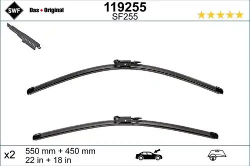 Щетка стеклоочистителя 119255 VALEO