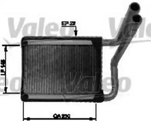 Радиатор печки VALEO 812429
